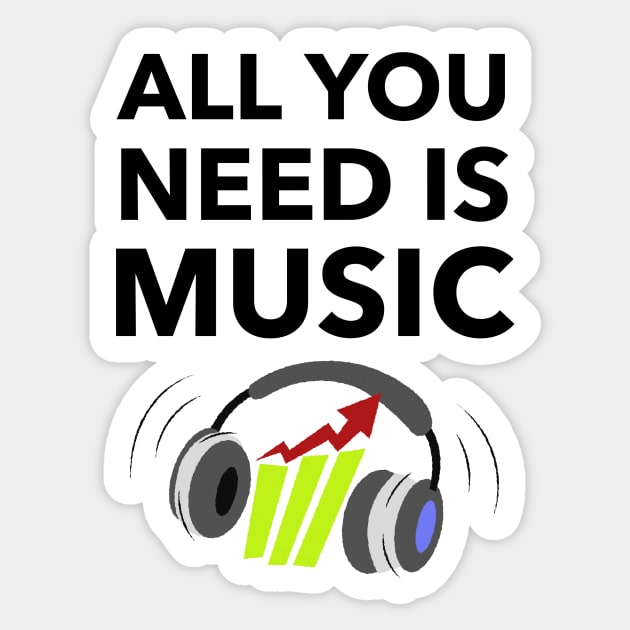 All You Need Is Music Sticker by Jitesh Kundra